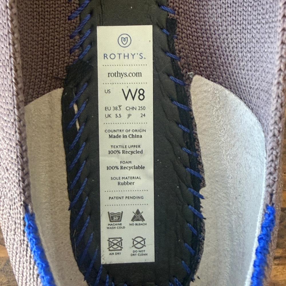 NWOT Rothys Mink Points Flats 8 - Picture 4 of 8